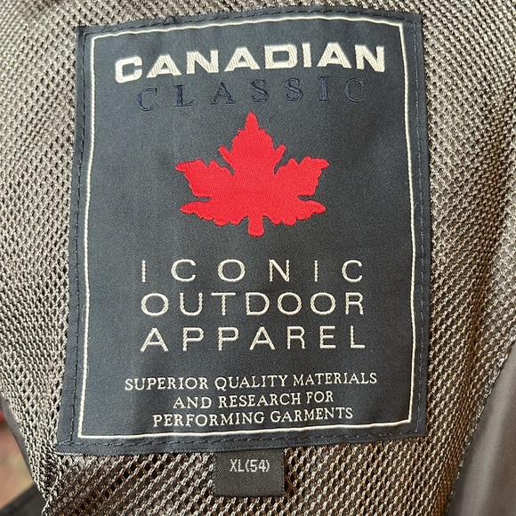 Canadian Classics Italian Men's Hooded Down Coat with  Fur Trim. - Picture 4 of 16